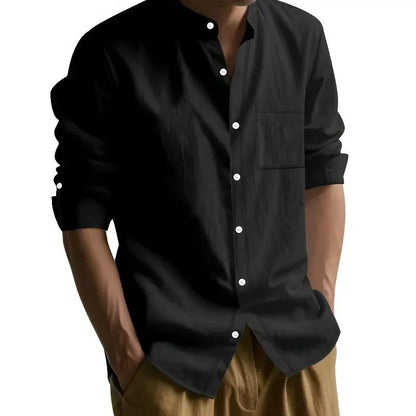 [BUY 1 GET 1 FREE] Santorini Premium Men’s Linen Shirts + FREE Exclusive Watch Gift