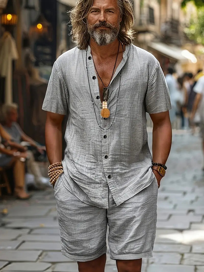 [COMPRA 1 Y LLEVATE 2] - La Costa | Conjunto Doble – Elegancia con Corte Relajado y Tejido Premium